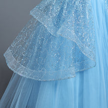 Load image into Gallery viewer, Princess Costumes for Girls Elegant Puff Dress Long Dresses Stylish Princess Dresses Sequined Skirts Costumes party dress, Bubble Sleeve Dress Tulle Tutu with Accessories Birthday Party Outfit Rapunzel Princess Dress Long Skirt, Kids Fancy Dress for Party