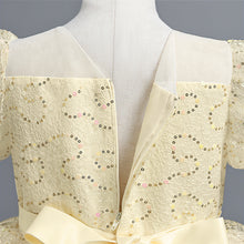 Load image into Gallery viewer, Princess Costumes for Girls Elegant Puff Dress Long Dresses Stylish Princess Dresses Sequined Skirts Costumes party dress, Bubble Sleeve Dress Tulle Tutu with Accessories Birthday Party Outfit Rapunzel Princess Dress Long Skirt, Kids Fancy Dress for Party