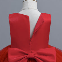 Load image into Gallery viewer, Baby Girl Dress Tulle Sleeveless Bow Party Princess Dress Multi Layered Lace Dress Toddler Girl Birthday Party Costume Children Princess Cute Elegant Round Neck Dress Fashion Designs Wedding Tutu Gown