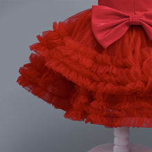 Load image into Gallery viewer, Baby Girl Dress Tulle Sleeveless Bow Party Princess Dress Multi Layered Lace Dress Toddler Girl Birthday Party Costume Children Princess Cute Elegant Round Neck Dress Fashion Designs Wedding Tutu Gown