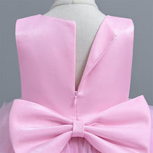 Load image into Gallery viewer, Baby Girl Dress Tulle Sleeveless Bow Party Princess Dress Multi Layered Lace Dress Toddler Girl Birthday Party Costume Children Princess Cute Elegant Round Neck Dress Fashion Designs Wedding Tutu Gown