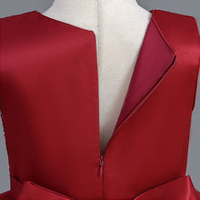 Load image into Gallery viewer, Girls Princess Dress High-end Flower Girl Lace Embroidery Wedding Bridesmaid Princess Pageant Long Dress Kids Party Maxi Vintage Dresses Banquet Maxi Prom Ball Gown for children 120cm to 170cm in height