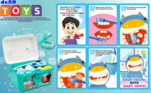 Load image into Gallery viewer, Kids Role Play Dentist Surgeon Vet Medical 30 Pcs Kit Light and Sound Electronic Stethoscope Lab Coat Cap Play Medical Equipment (Blue)