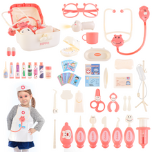Load image into Gallery viewer, Interactive Kids Doctor Set with Lights & Sounds: Educational Medical Toy Case with Costumes for Boys & Girls 3-8 Years - Perfect Gift for Learning and Play