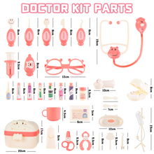 Load image into Gallery viewer, Interactive Kids Doctor Set with Lights & Sounds: Educational Medical Toy Case with Costumes for Boys & Girls 3-8 Years - Perfect Gift for Learning and Play