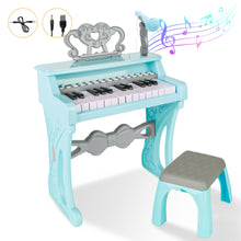 Load image into Gallery viewer, 25 Keys Piano Keyboard Toy Kids Music Toy with Microphone Birthday Xmas Gift for Kids