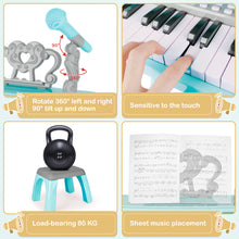 Load image into Gallery viewer, 25 Keys Piano Keyboard Toy Kids Music Toy with Microphone Birthday Xmas Gift for Kids