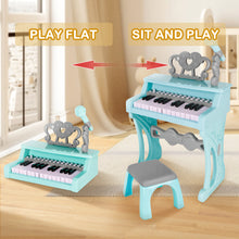 Load image into Gallery viewer, 25 Keys Piano Keyboard Toy Kids Music Toy with Microphone Birthday Xmas Gift for Kids