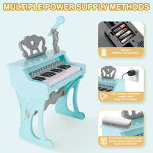 Load image into Gallery viewer, 25 Keys Piano Keyboard Toy Kids Music Toy with Microphone Birthday Xmas Gift for Kids
