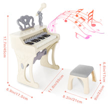 Load image into Gallery viewer, Piano Toy Piano Keyboard Toy for Kids 25 Keys Music Toy Instruments with Microphone