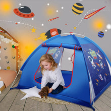 Load image into Gallery viewer, Space Play Tent Indoor Outdoor Toddler Tent Kids Tent Space Castle Playhouse Pop Up Play Tents for Christmas Birthday Gifts for Kids
