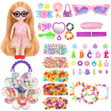 Load image into Gallery viewer, Girls Charm Bracelet Making Kit Art and Crafts Jewellery Making with Doll Set for 8-12 Year Old Girls Gift for Christmas Birthdays