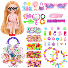 Load image into Gallery viewer, Girls Charm Bracelet Making Kit Art and Crafts Jewellery Making with Doll Set for 8-12 Year Old Girls Gift for Christmas Birthdays