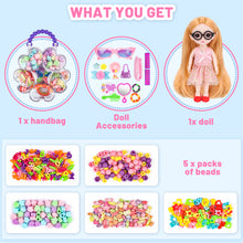 Load image into Gallery viewer, Girls Charm Bracelet Making Kit Art and Crafts Jewellery Making with Doll Set for 8-12 Year Old Girls Gift for Christmas Birthdays
