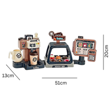 Load image into Gallery viewer, Kids Coffee Shop Playset with Coffee Machine, Cash Register & Bakery Accessories – Pretend Café Role‑Play Toy for Children Ages 3+
