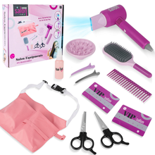 Load image into Gallery viewer, kids Makeup Set Pretend Play hairdressing Set for girls Styling and Beauty Accessories Toy For Children
