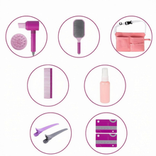 Load image into Gallery viewer, kids Makeup Set Pretend Play hairdressing Set for girls Styling and Beauty Accessories Toy For Children