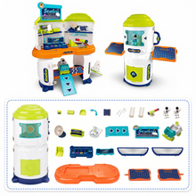 Load image into Gallery viewer, Space Mission Transforming Rocket & Control Station Playset