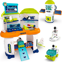 Load image into Gallery viewer, Space Mission Transforming Rocket & Control Station Playset