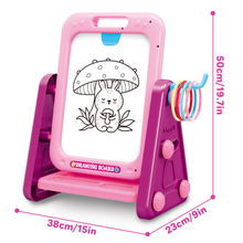 Load image into Gallery viewer, Creative Glow 3-in-1 Vanity & Drawing Play Set