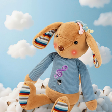 Load image into Gallery viewer, Interactive Baby Musical Plush Toy- Touch Sensor Stuffed Animal with Songs, Rhythm Play & Sound Effects- Soft Light-Up Cuddle Toy for Babies & Toddlers- Sleep Aid & Learning Gift