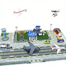 Load image into Gallery viewer, Airport Playset And Play Mat