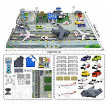 Load image into Gallery viewer, Airport Playset And Play Mat
