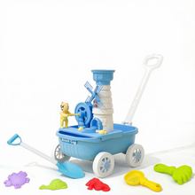 Load image into Gallery viewer, Kids Beach Toy Set with Wagon Sand Water Play Table with Accessories