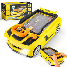 Load image into Gallery viewer, Simulation Racing Car Game Toy for Kids Interactive Driving Game with Steering Wheel, Sound & Lights Perfect Gift for Toddlers