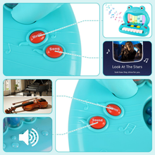 Load image into Gallery viewer, Blowing Ball Frog Piano Toy for Toddlers, Educational Musical Keyboard with Lights & Sounds, Early Learning Development Toy with Color Balls and Piano Keys for Boys & Girls Ages 18+ Months