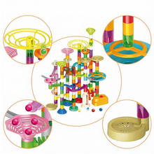 Load image into Gallery viewer, 150 Piece Marble Run Toy Set Educational Toy Stem Marble Rush DIY Construction Toy for Kids Ages 3 4 6 8+