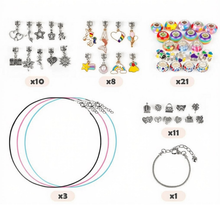Load image into Gallery viewer, Charm Bracelet Making Kit for Kids Jewelry Making for Kids Charm Bracelets for Kids ages 3 Plus
