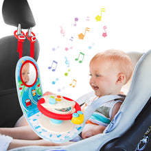 Load image into Gallery viewer, Pretend Simulated Driving Steering Wheel Toy Car Backseat Toys with Light and Music Early Educational Fun Gifts for Kids