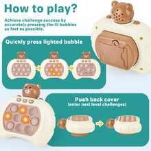 Load image into Gallery viewer, Pop It Game Light Up Pop Game Stress and Anxiety Relief ADHD Toys  Pattern Game Pop Toy For Girls and Boys