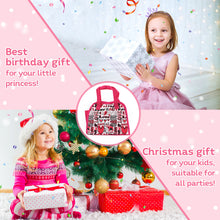 Load image into Gallery viewer, Vanity Handbag Beauty Set for Girls Styling Pretend Makeup and Accessories Playset Including toy Camera and Toy Phone