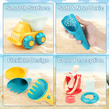 Load image into Gallery viewer, 19PCS Beach Toys Set for Kids Summer Games Outdoor Play Sand Garden Toy Sand Mould Tools Baby Bath Toys for Toddlers 3+