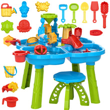 Load image into Gallery viewer, Activity Sand Water Table Toy Sensory Play Table for Toddlers Outdoor Summer Beach Toys Gift for Kids Girls Boys