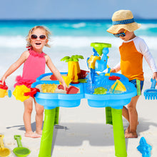 Load image into Gallery viewer, Activity Sand Water Table Toy Sensory Play Table for Toddlers Outdoor Summer Beach Toys Gift for Kids Girls Boys
