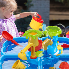 Load image into Gallery viewer, Activity Sand Water Table Toy Sensory Play Table for Toddlers Outdoor Summer Beach Toys Gift for Kids Girls Boys