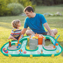 Load image into Gallery viewer, Water Surfing Adventure Playset – Interactive Water Table with Floating Boats, Fishing Game, and Drifting Tracks for Kids' Sensory & STEM Learning Fun