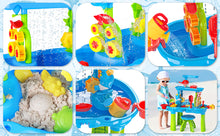 Load image into Gallery viewer, Outdoor Activities Play Table Sand and Water Table Children Garden Toy Beach Play Set Summer Toys for Girls Boys