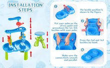 Load image into Gallery viewer, Outdoor Activities Play Table Sand and Water Table Children Garden Toy Beach Play Set Summer Toys for Girls Boys