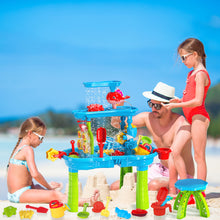 Load image into Gallery viewer, Outdoor Activities Play Table Sand and Water Table Children Garden Toy Beach Play Set Summer Toys for Girls Boys
