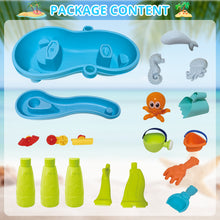 Load image into Gallery viewer, Luxury Beach Water Table for Kids – Interactive Sand and Water Playset with Ocean Animal Figures, Waterfalls, and Splashing Fun – Perfect Outdoor Toy for Toddlers to Explore Creativity and Learning