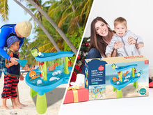 Load image into Gallery viewer, Luxury Beach Water Table for Kids – Interactive Sand and Water Playset with Ocean Animal Figures, Waterfalls, and Splashing Fun – Perfect Outdoor Toy for Toddlers to Explore Creativity and Learning