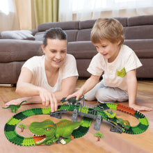Load image into Gallery viewer, Dinosaur Track Toy Set, Dinosaur Track Toys for Kids, Dinosaur Toys for Boys 3 -6 years old, Track Car Track Set, Dinosaur World, Dinosaur Tunnel, Birthday Christmas Gift