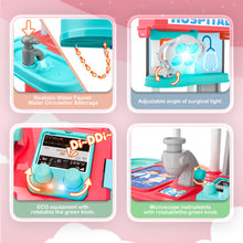 Load image into Gallery viewer, Doctor Playset for Kids Pretend Medical Station with Realistic Features & Lights - Educational Role Play Toys for 3-5 Year Old Girls and Boys - Perfect Gift for Christmas Birthday