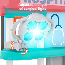 Load image into Gallery viewer, Doctor Playset for Kids Pretend Medical Station with Realistic Features & Lights - Educational Role Play Toys for 3-5 Year Old Girls and Boys - Perfect Gift for Christmas Birthday