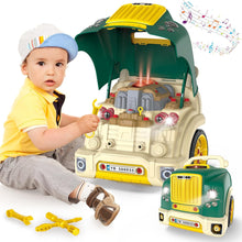 Load image into Gallery viewer, Take Apart Motor Vehicle Car Service Station Engine Toy Large Truck Toy