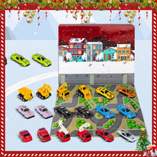 Load image into Gallery viewer, 24 PCS Toys Cars Play Kids Vehicles Christmas Countdown 24 Days Christmas Gifts for Kids 3 4 5 6 7 Year Old